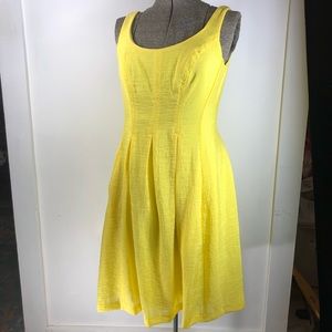 NWT Lemonade Yellow Nine West Pocket Dress Dahl